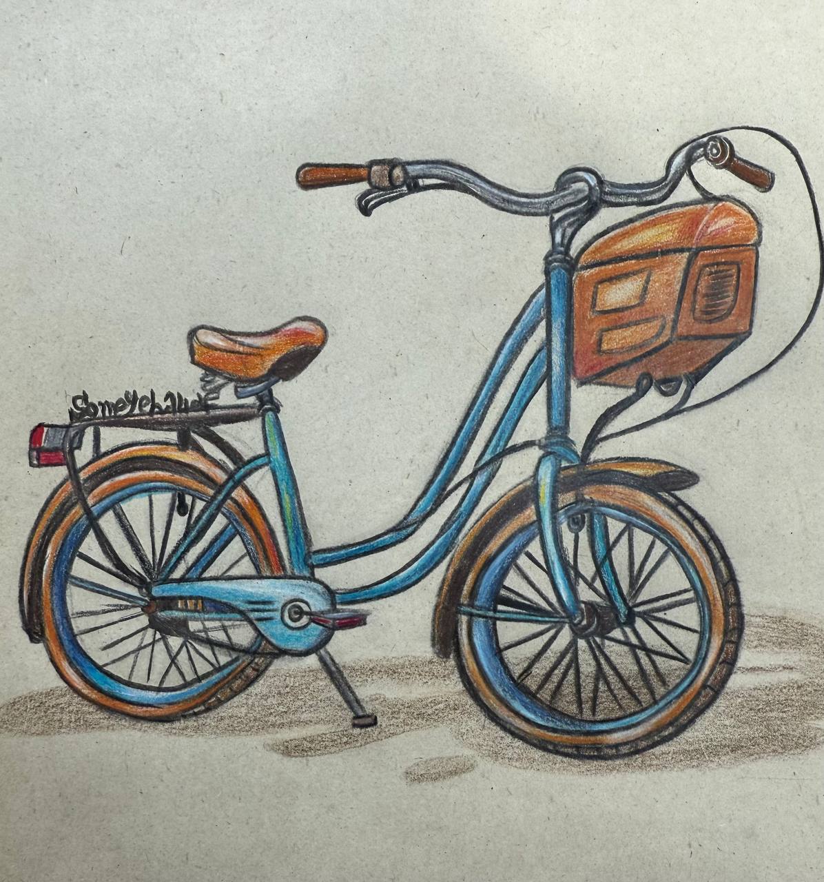 آموزش نقاشی سیاه قلم سمیه طالبی